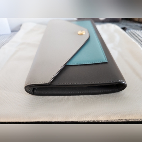 Celine Tri Color Leather Envelope Flap Wallet Full Inclusion - Picture 4 of 17